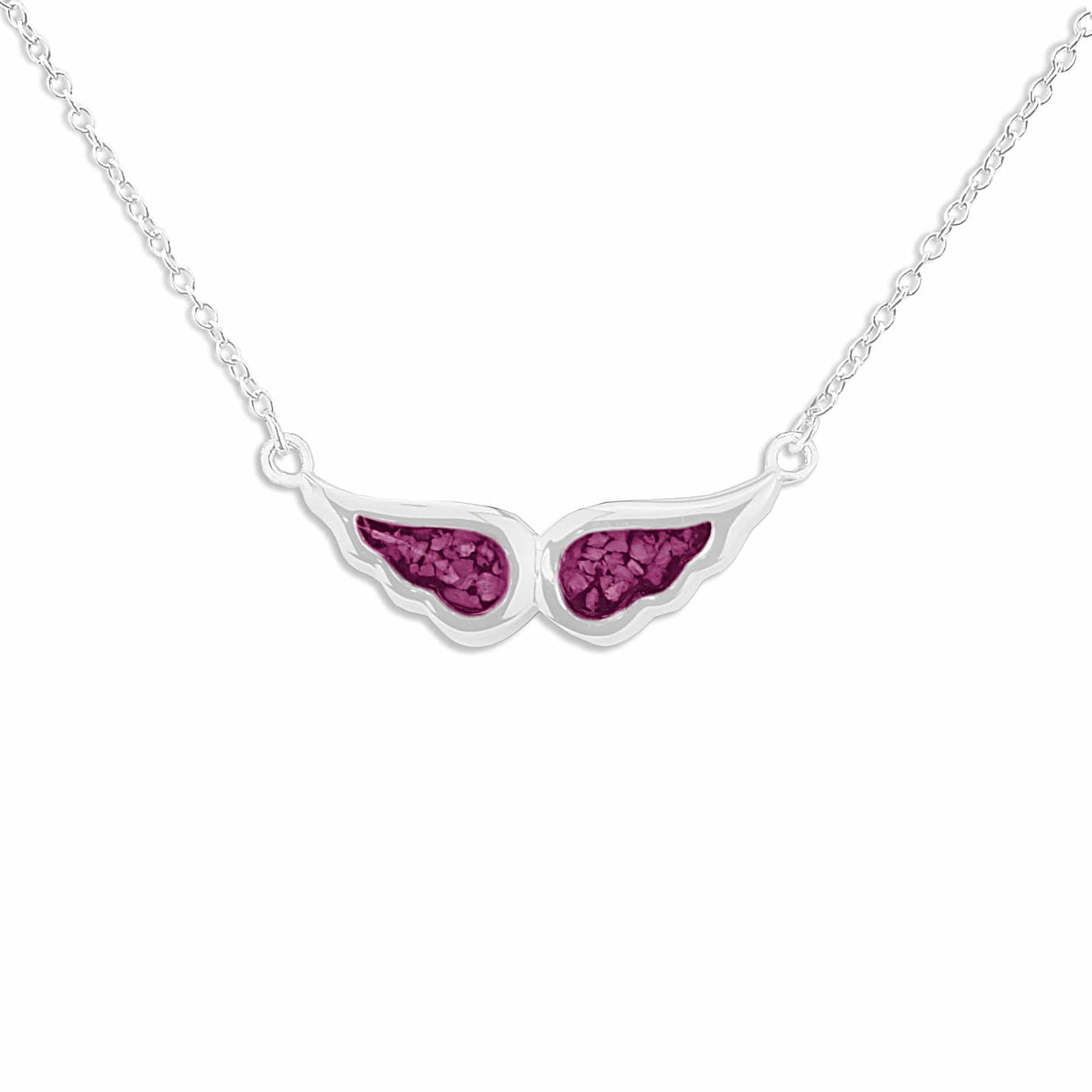 Load image into Gallery viewer, EverWith Ladies Angel Wings Memorial Ashes Necklace