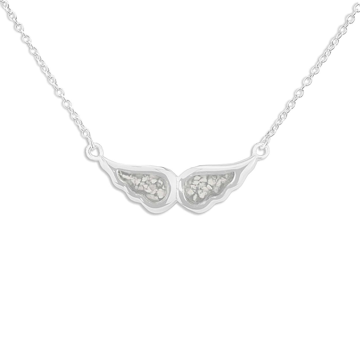 Load image into Gallery viewer, EverWith Ladies Angel Wings Memorial Ashes Necklace