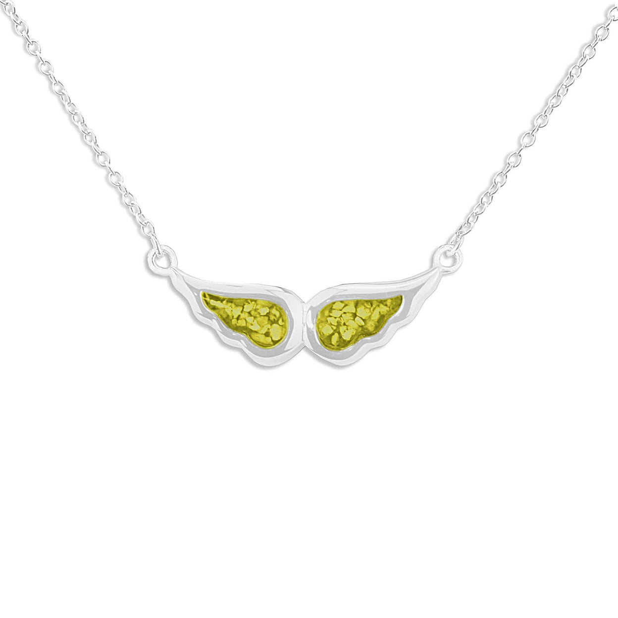 Load image into Gallery viewer, EverWith Ladies Angel Wings Memorial Ashes Necklace