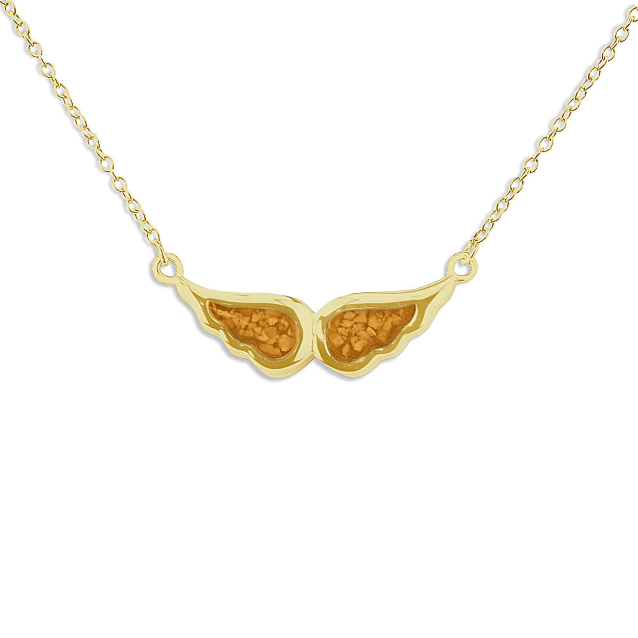 Load image into Gallery viewer, EverWith Ladies Angel Wings Memorial Ashes Necklace