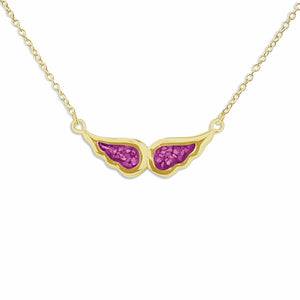 EverWith Ladies Angel Wings Memorial Ashes Necklace