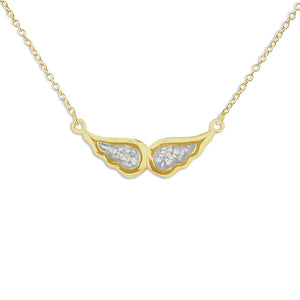 EverWith Ladies Angel Wings Memorial Ashes Necklace