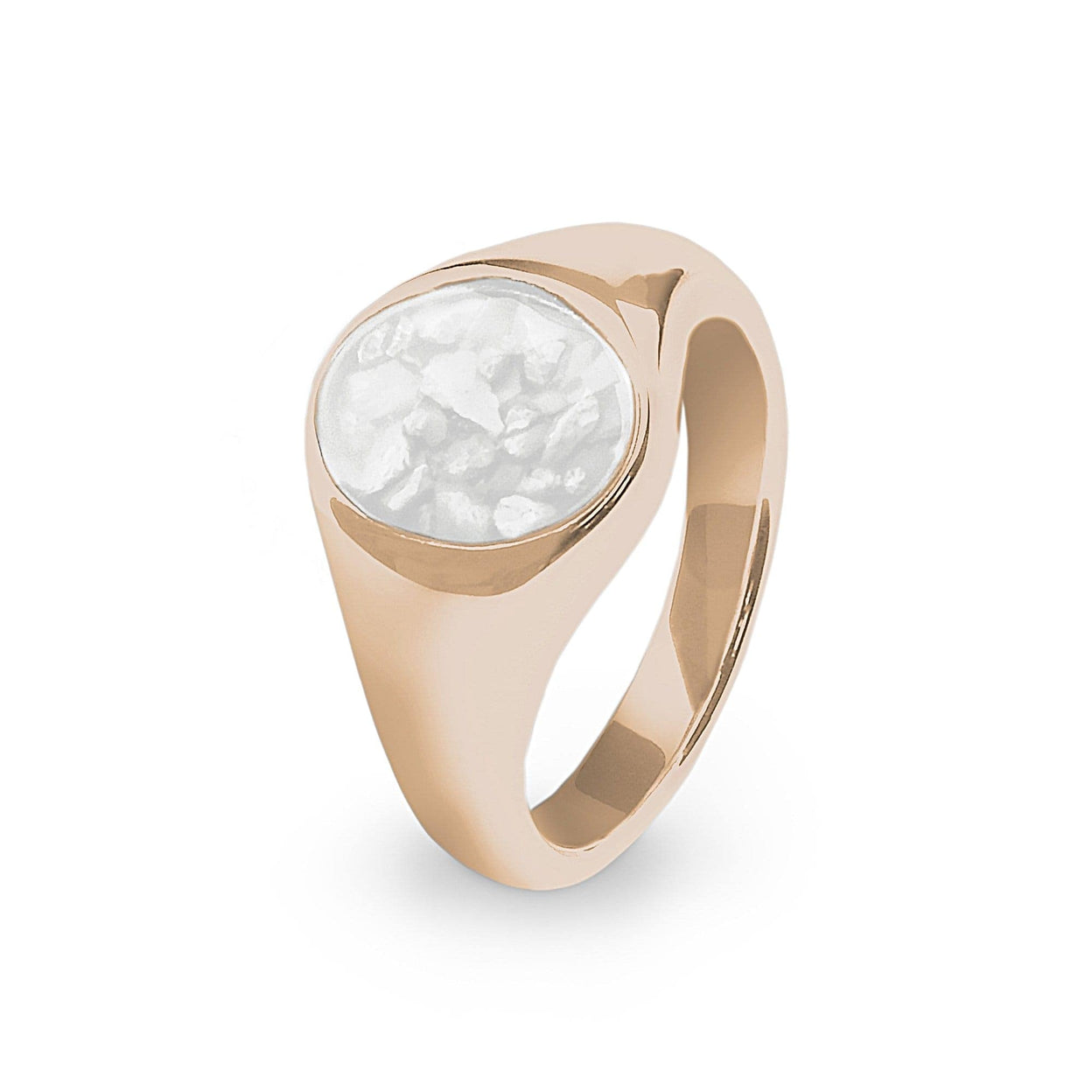 Load image into Gallery viewer, EverWith Unisex Shield Memorial Ashes Ring