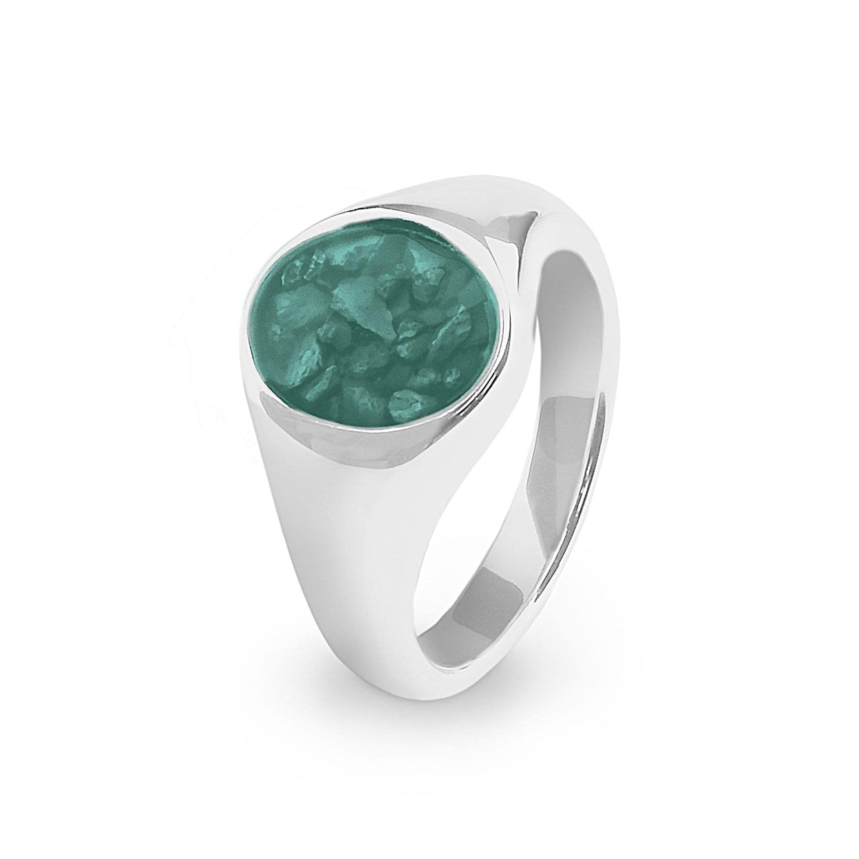 Load image into Gallery viewer, EverWith Unisex Shield Memorial Ashes Ring