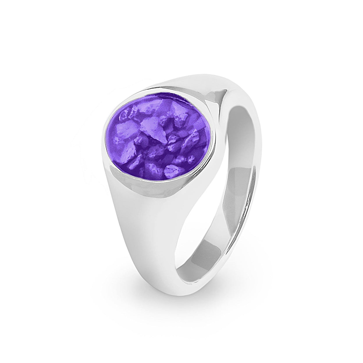 Load image into Gallery viewer, EverWith Unisex Shield Memorial Ashes Ring