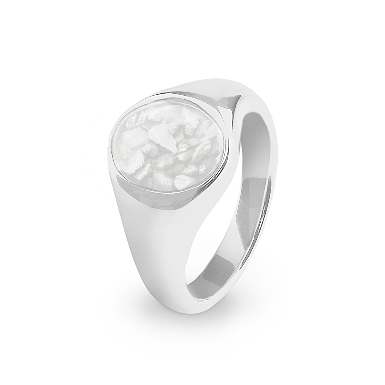 Load image into Gallery viewer, EverWith Unisex Shield Memorial Ashes Ring