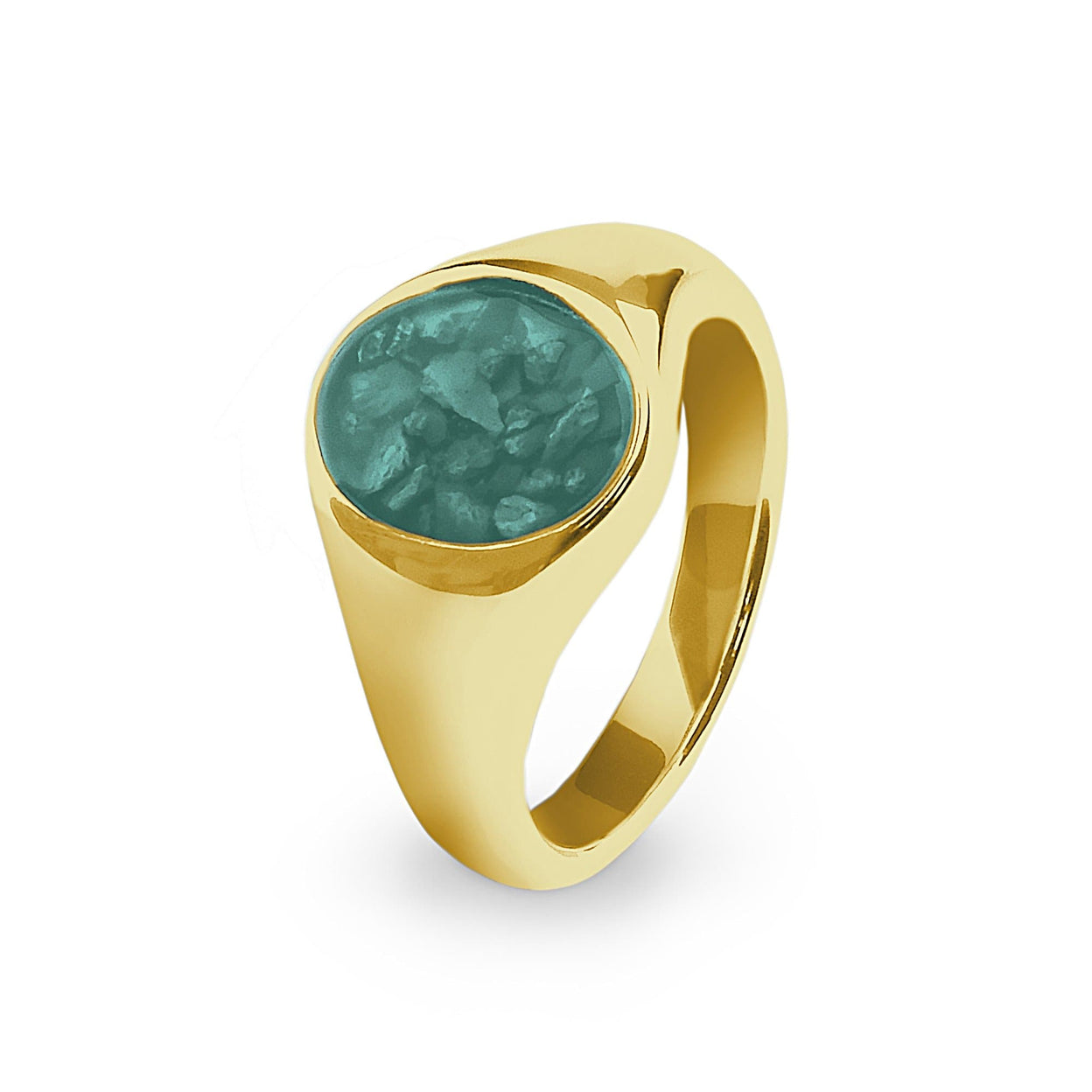 Load image into Gallery viewer, EverWith Unisex Shield Memorial Ashes Ring