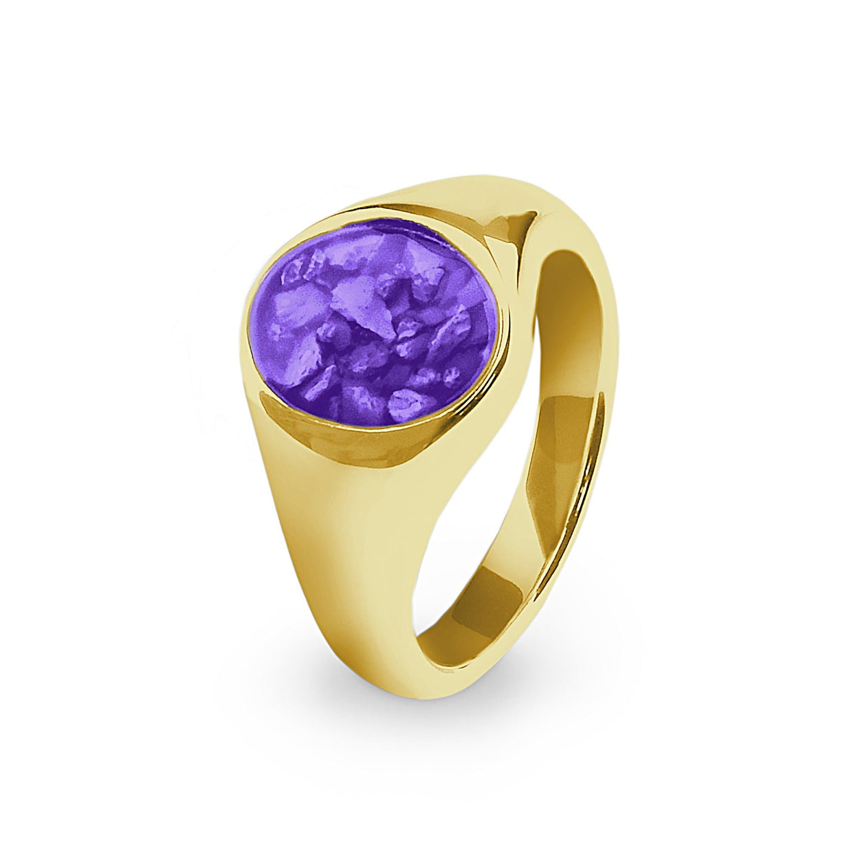 Load image into Gallery viewer, EverWith Unisex Shield Memorial Ashes Ring