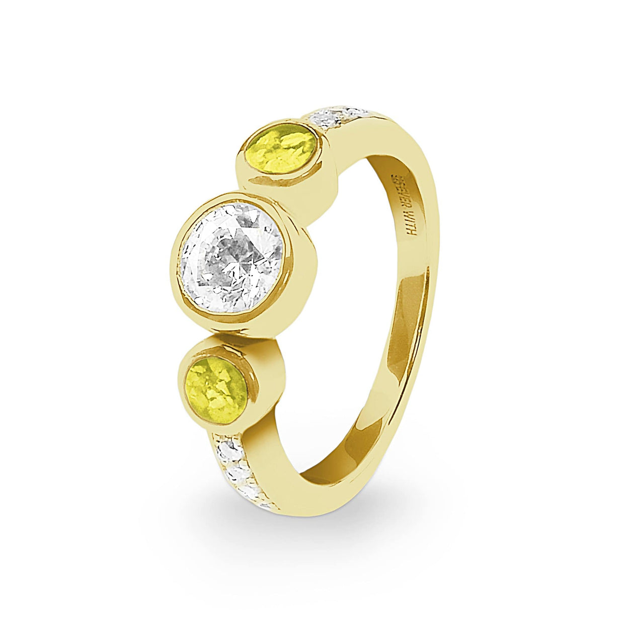 Load image into Gallery viewer, EverWith Ladies Jewel Memorial Ashes Ring with Fine Crystal