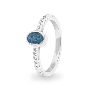 EverWith Ladies Petite Guard Memorial Ashes Ring