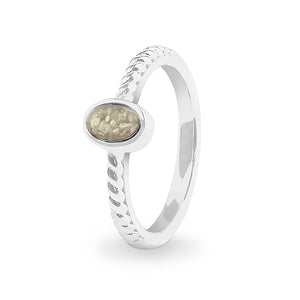 EverWith Ladies Petite Guard Memorial Ashes Ring