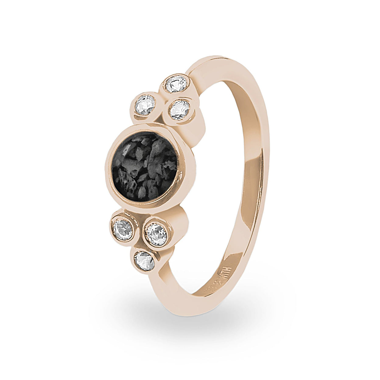 Load image into Gallery viewer, EverWith Ladies Praise Memorial Ashes Ring with Fine Crystals