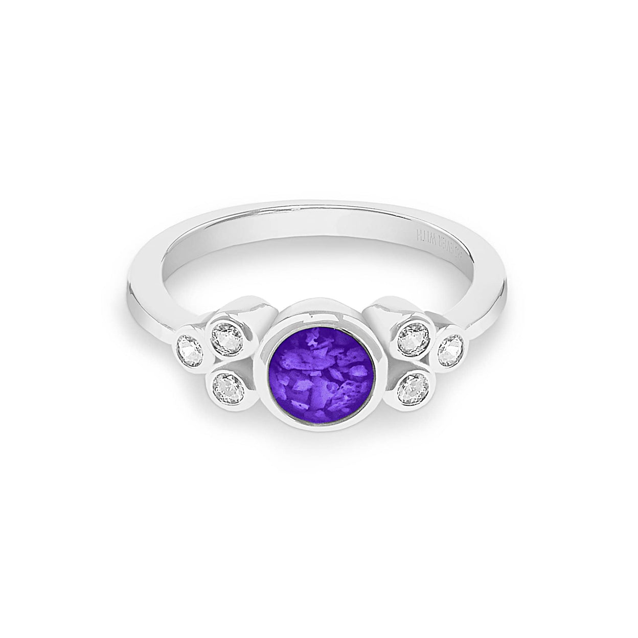 Load image into Gallery viewer, EverWith Ladies Praise Memorial Ashes Ring with Fine Crystals