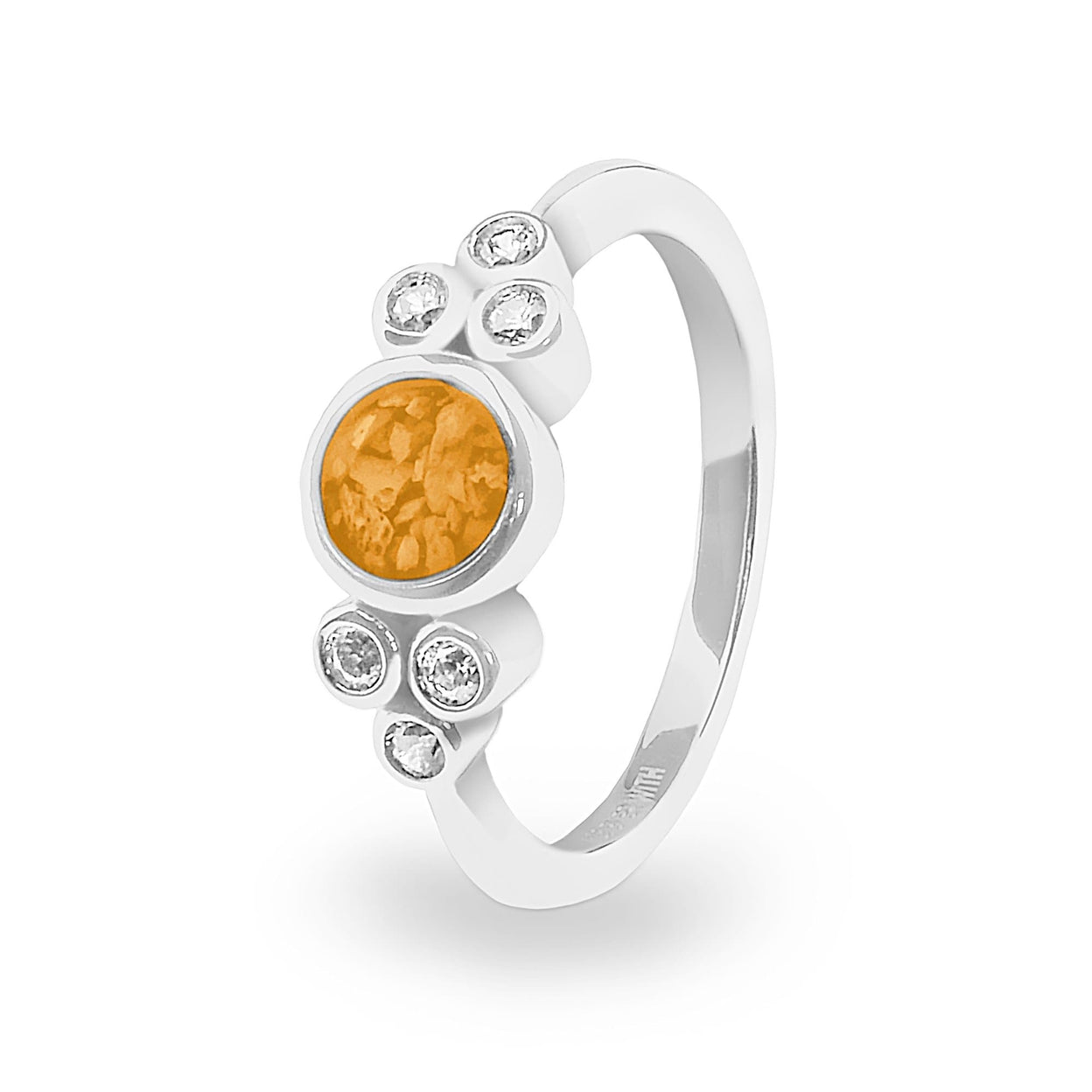 Load image into Gallery viewer, EverWith Ladies Praise Memorial Ashes Ring with Fine Crystals