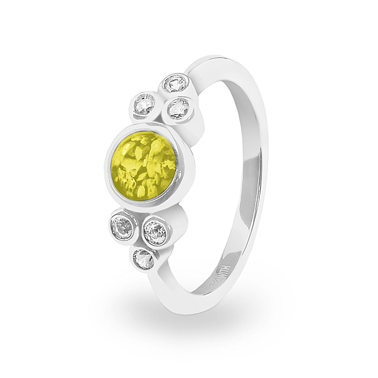 Load image into Gallery viewer, EverWith Ladies Praise Memorial Ashes Ring with Fine Crystals