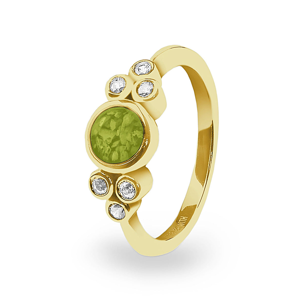 Load image into Gallery viewer, EverWith Ladies Praise Memorial Ashes Ring with Fine Crystals