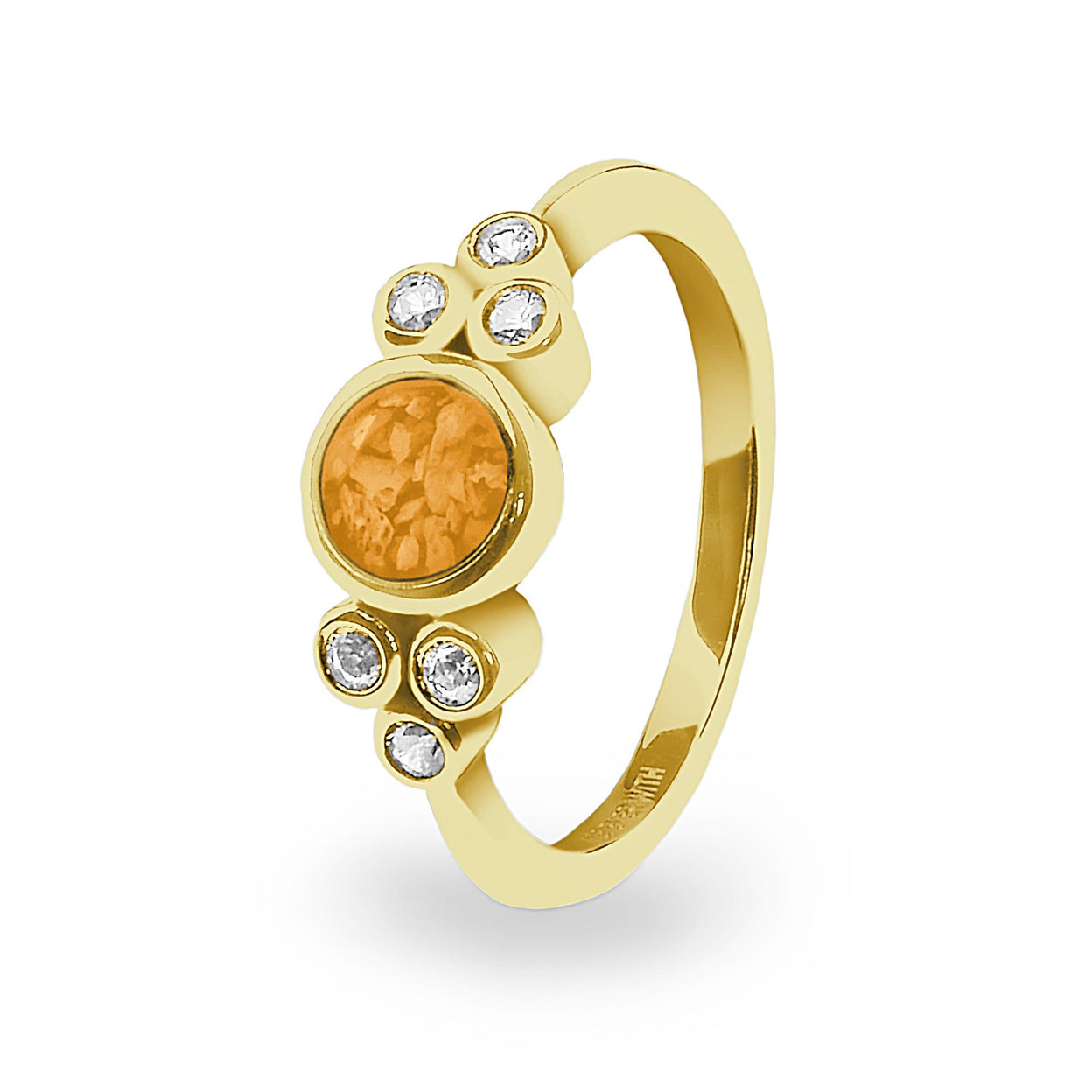 Load image into Gallery viewer, EverWith Ladies Praise Memorial Ashes Ring with Fine Crystals