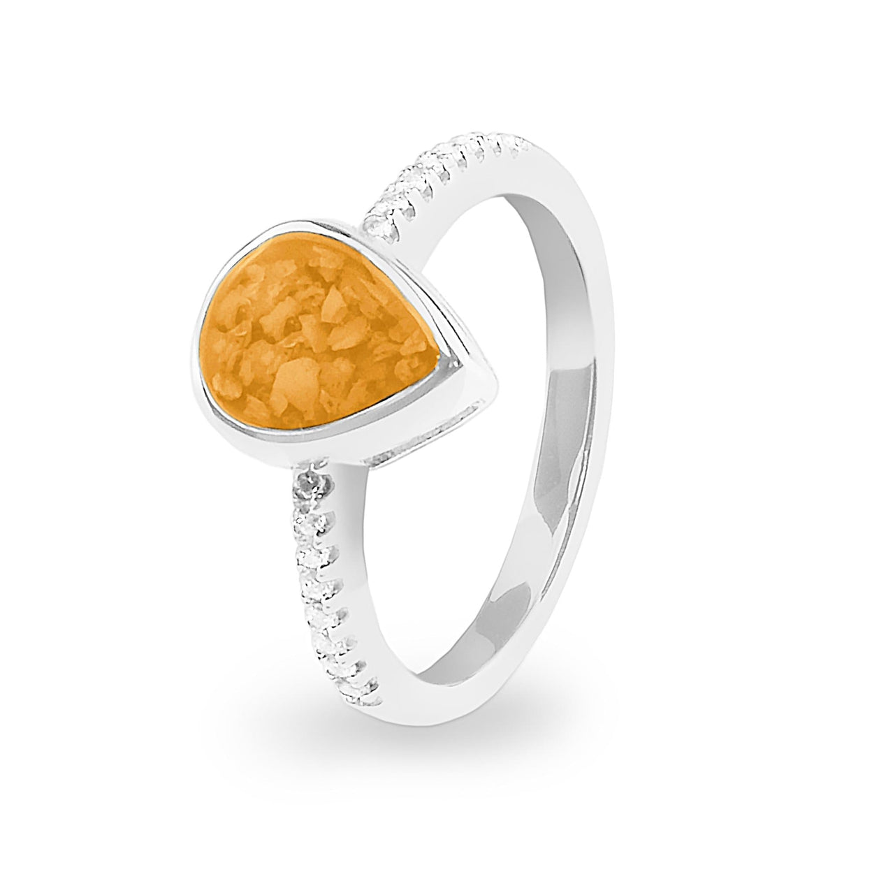 Load image into Gallery viewer, EverWith Ladies Teardrop Memorial Ashes Ring