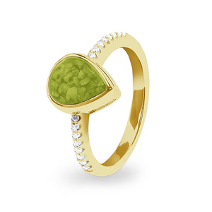 EverWith Ladies Teardrop Memorial Ashes Ring