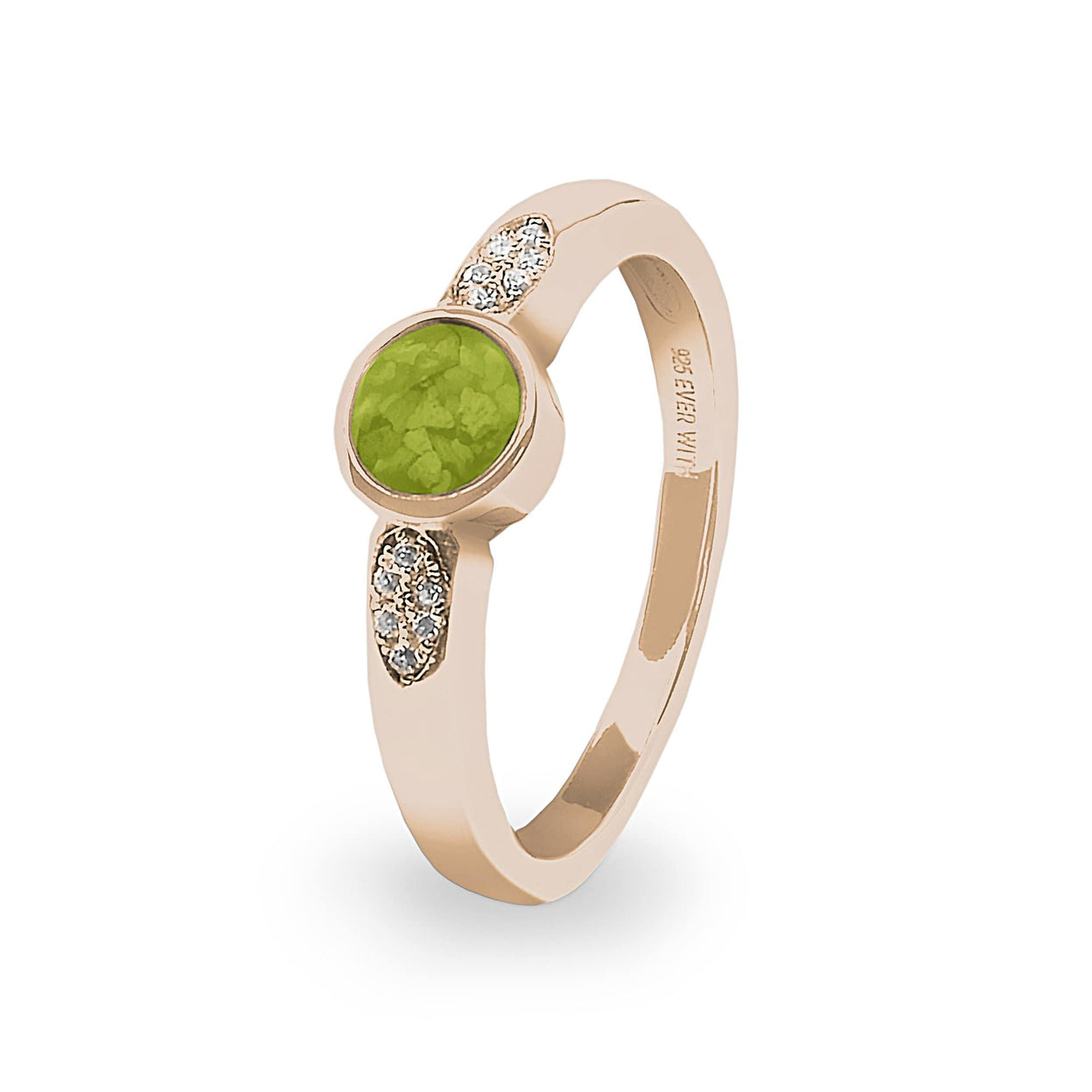 Load image into Gallery viewer, EverWith Ladies Special Memorial Ashes Ring with Fine Crystals