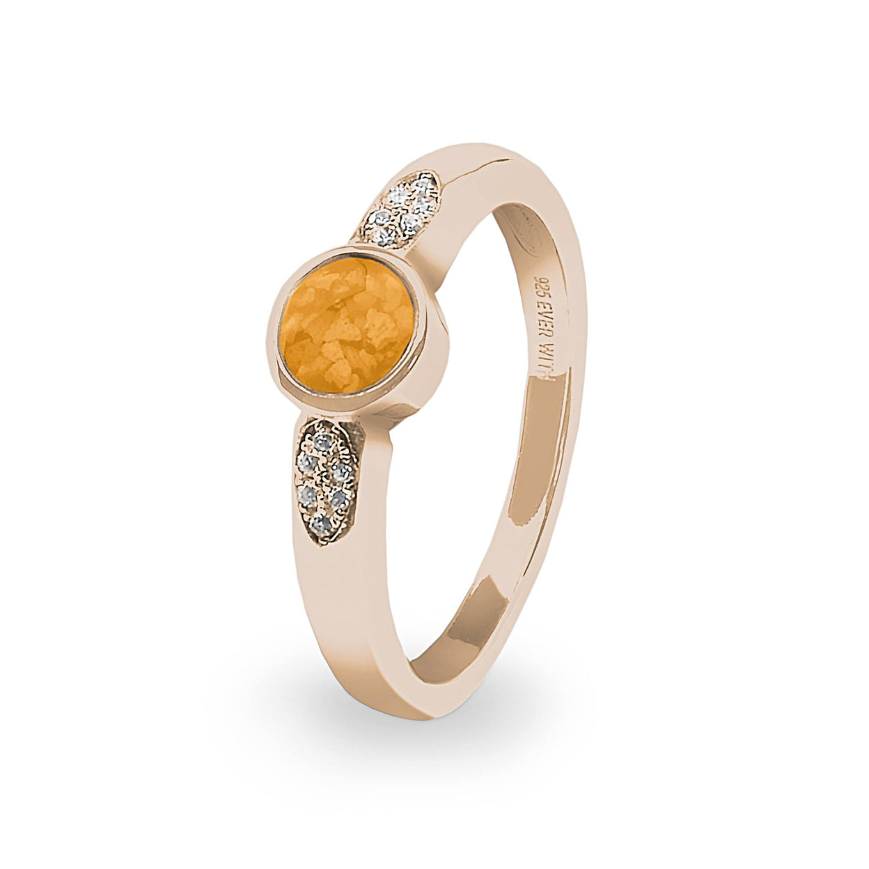 Load image into Gallery viewer, EverWith Ladies Special Memorial Ashes Ring with Fine Crystals