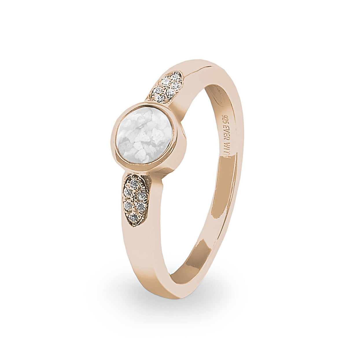 Load image into Gallery viewer, EverWith Ladies Special Memorial Ashes Ring with Fine Crystals