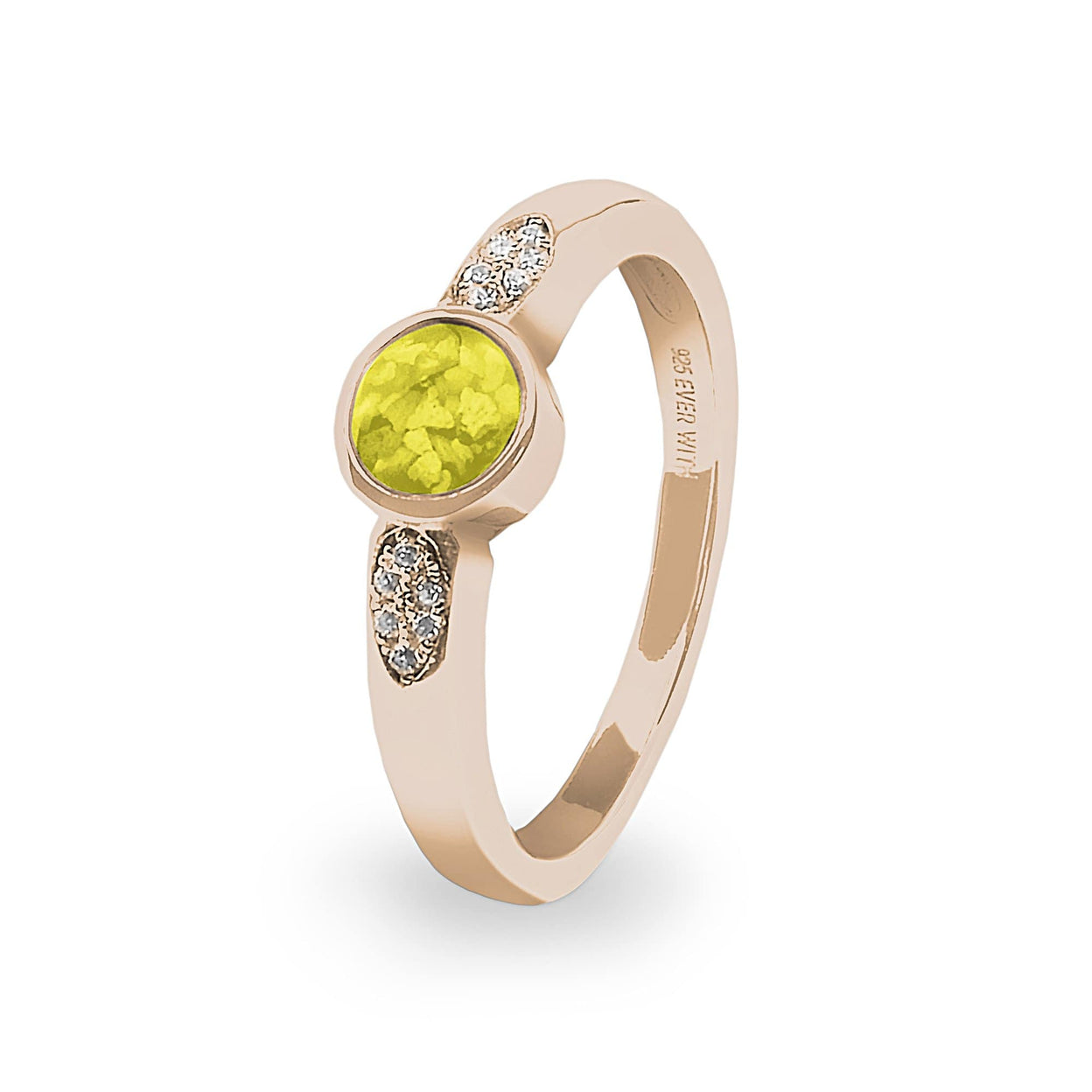 Load image into Gallery viewer, EverWith Ladies Special Memorial Ashes Ring with Fine Crystals