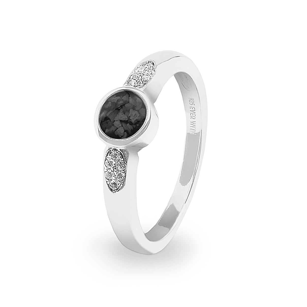 Load image into Gallery viewer, EverWith Ladies Special Memorial Ashes Ring with Fine Crystals