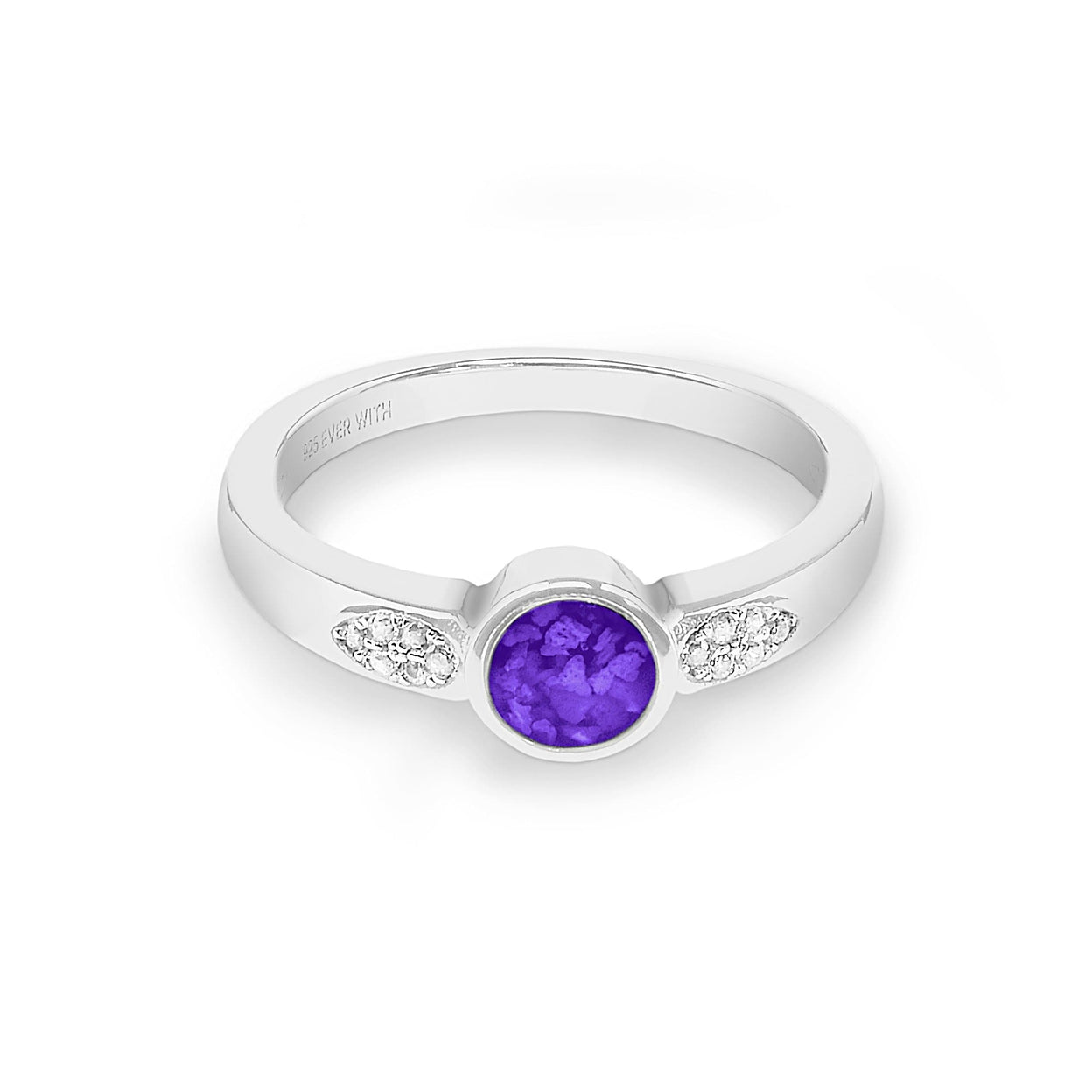 Load image into Gallery viewer, EverWith Ladies Special Memorial Ashes Ring with Fine Crystals