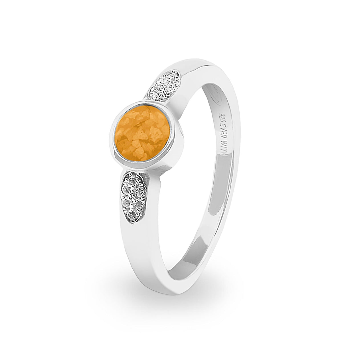 Load image into Gallery viewer, EverWith Ladies Special Memorial Ashes Ring with Fine Crystals