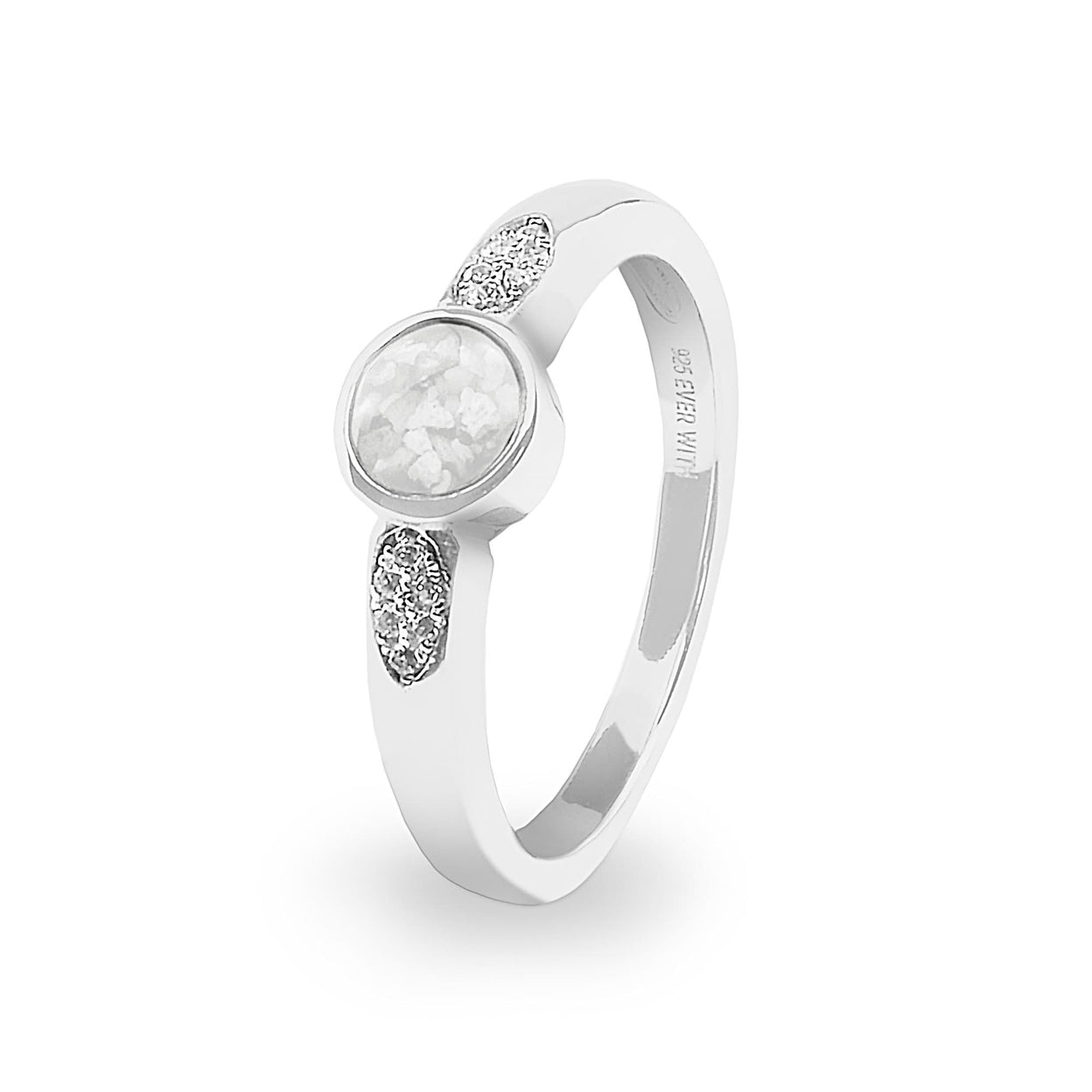 Load image into Gallery viewer, EverWith Ladies Special Memorial Ashes Ring with Fine Crystals