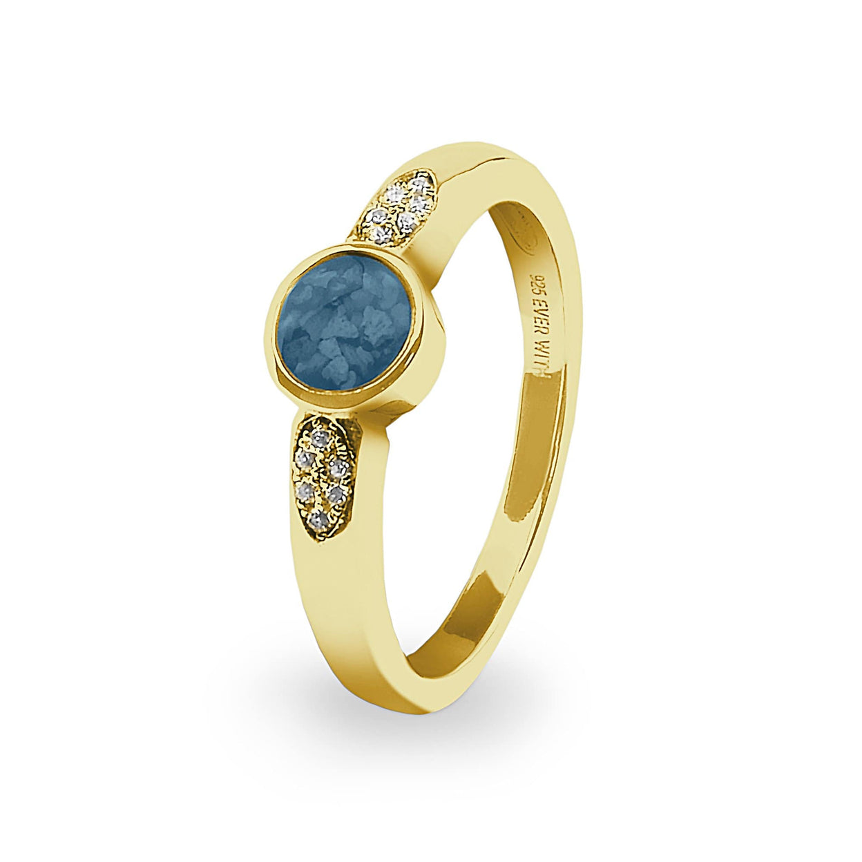 Load image into Gallery viewer, EverWith Ladies Special Memorial Ashes Ring with Fine Crystals