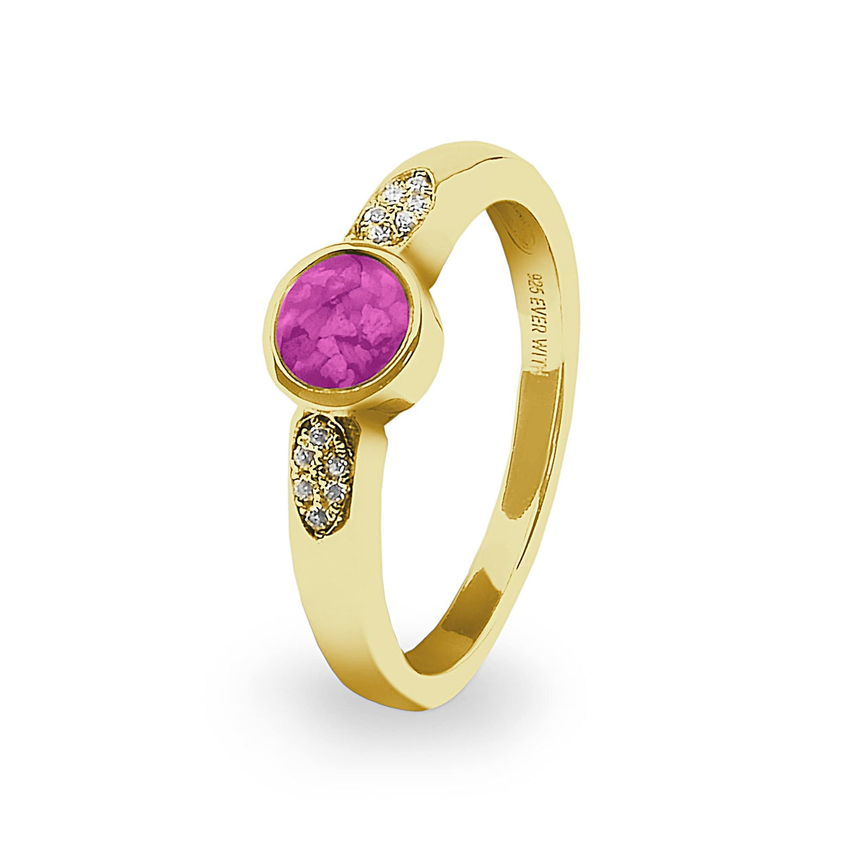 Load image into Gallery viewer, EverWith Ladies Special Memorial Ashes Ring with Fine Crystals