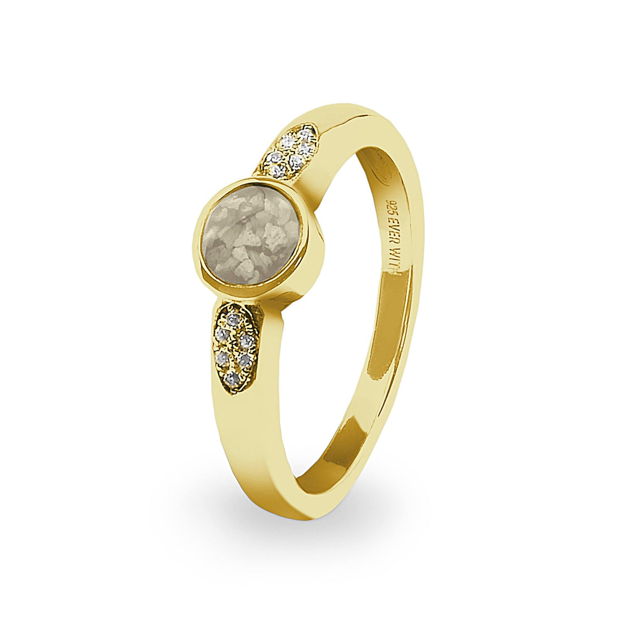 Load image into Gallery viewer, EverWith Ladies Special Memorial Ashes Ring with Fine Crystals