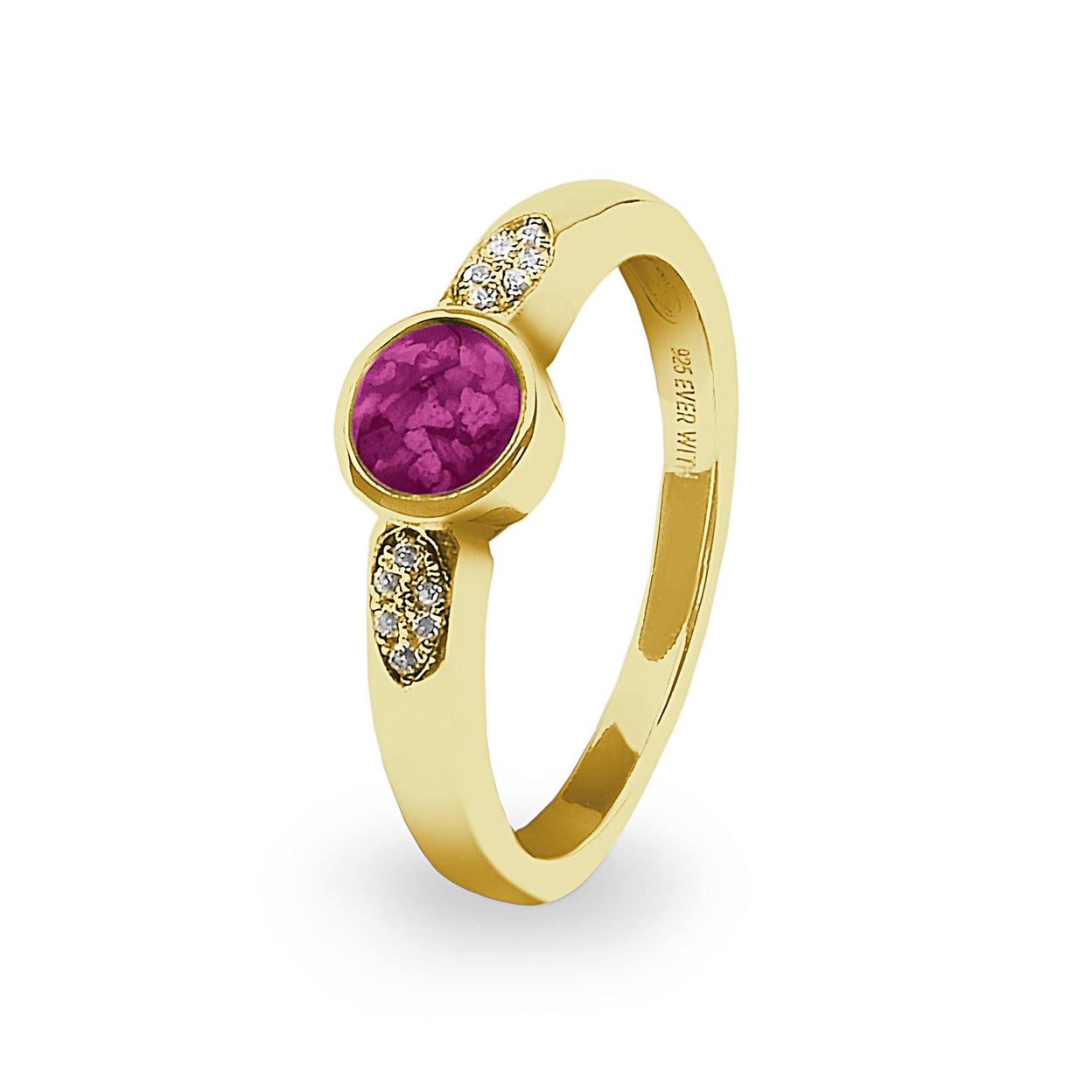 Load image into Gallery viewer, EverWith Ladies Special Memorial Ashes Ring with Fine Crystals