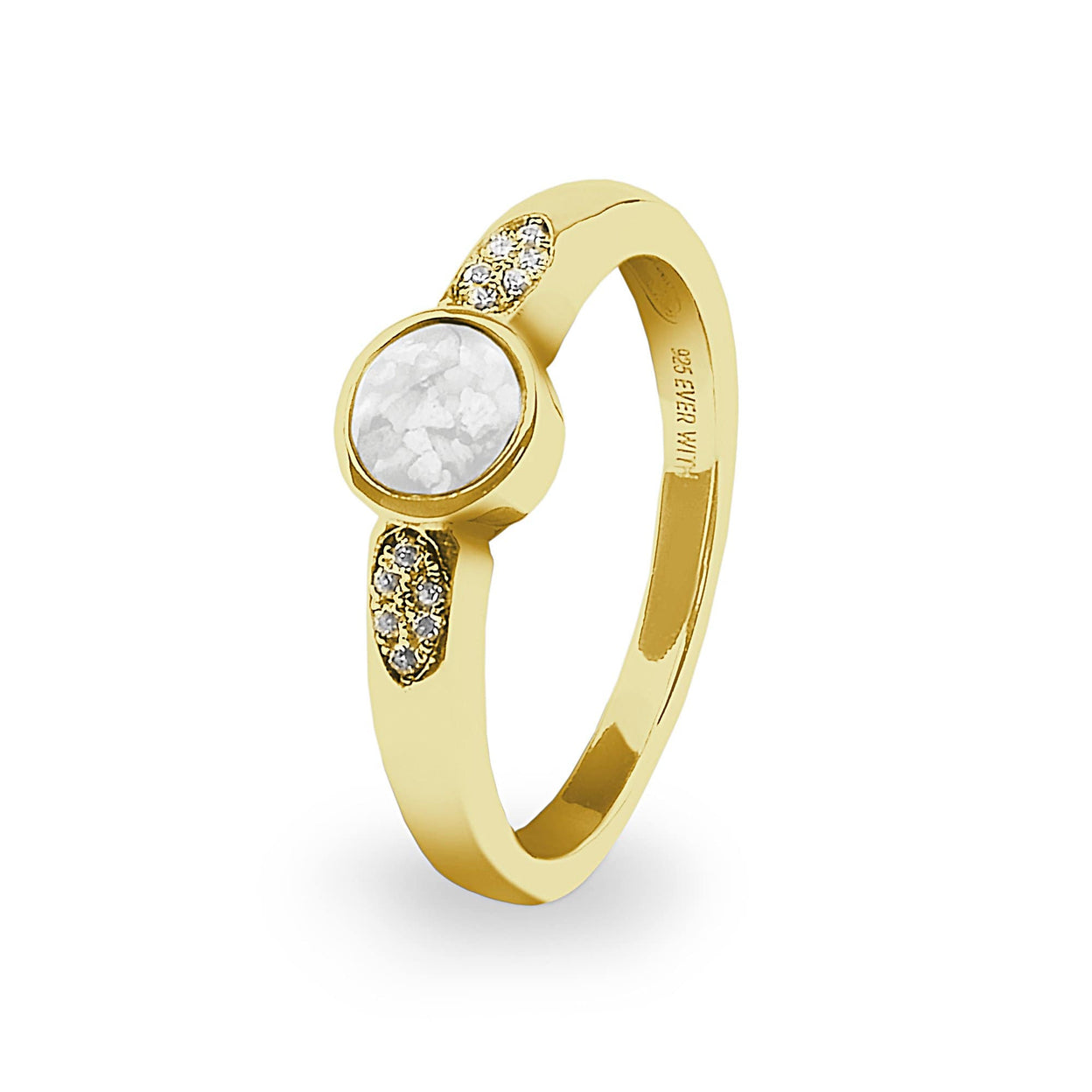 Load image into Gallery viewer, EverWith Ladies Special Memorial Ashes Ring with Fine Crystals