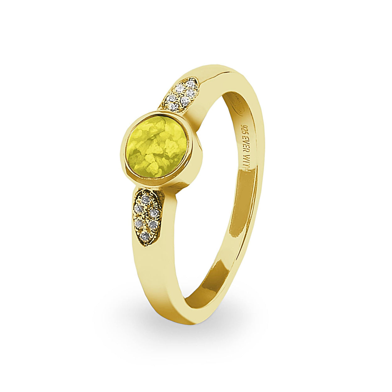 Load image into Gallery viewer, EverWith Ladies Special Memorial Ashes Ring with Fine Crystals