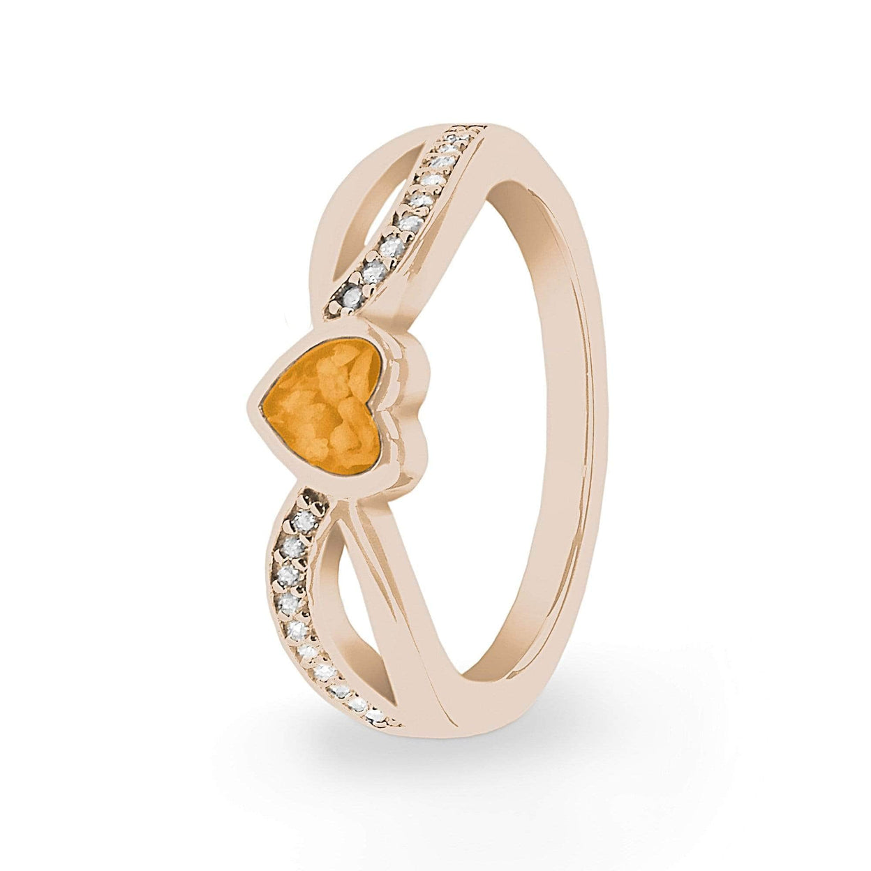 Load image into Gallery viewer, EverWith Ladies Truelove Memorial Ashes Ring with Fine Crystals