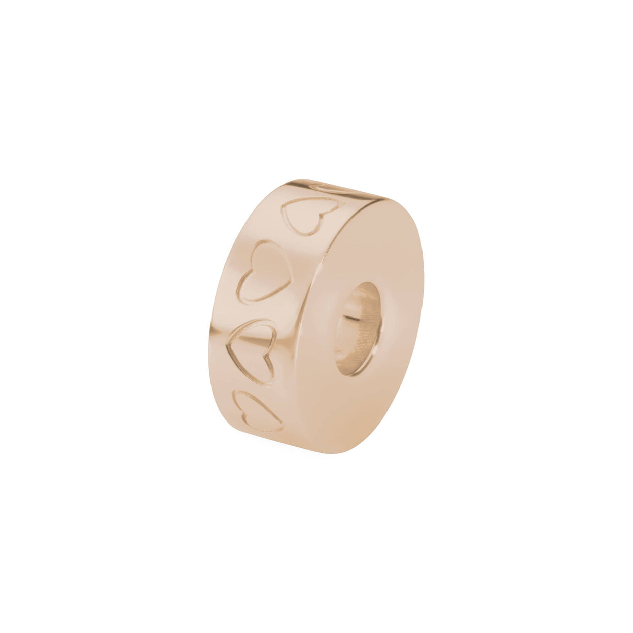 Load image into Gallery viewer, EverWith  Self-fill Round Heart Engraved Memorial Ashes Charm Bead