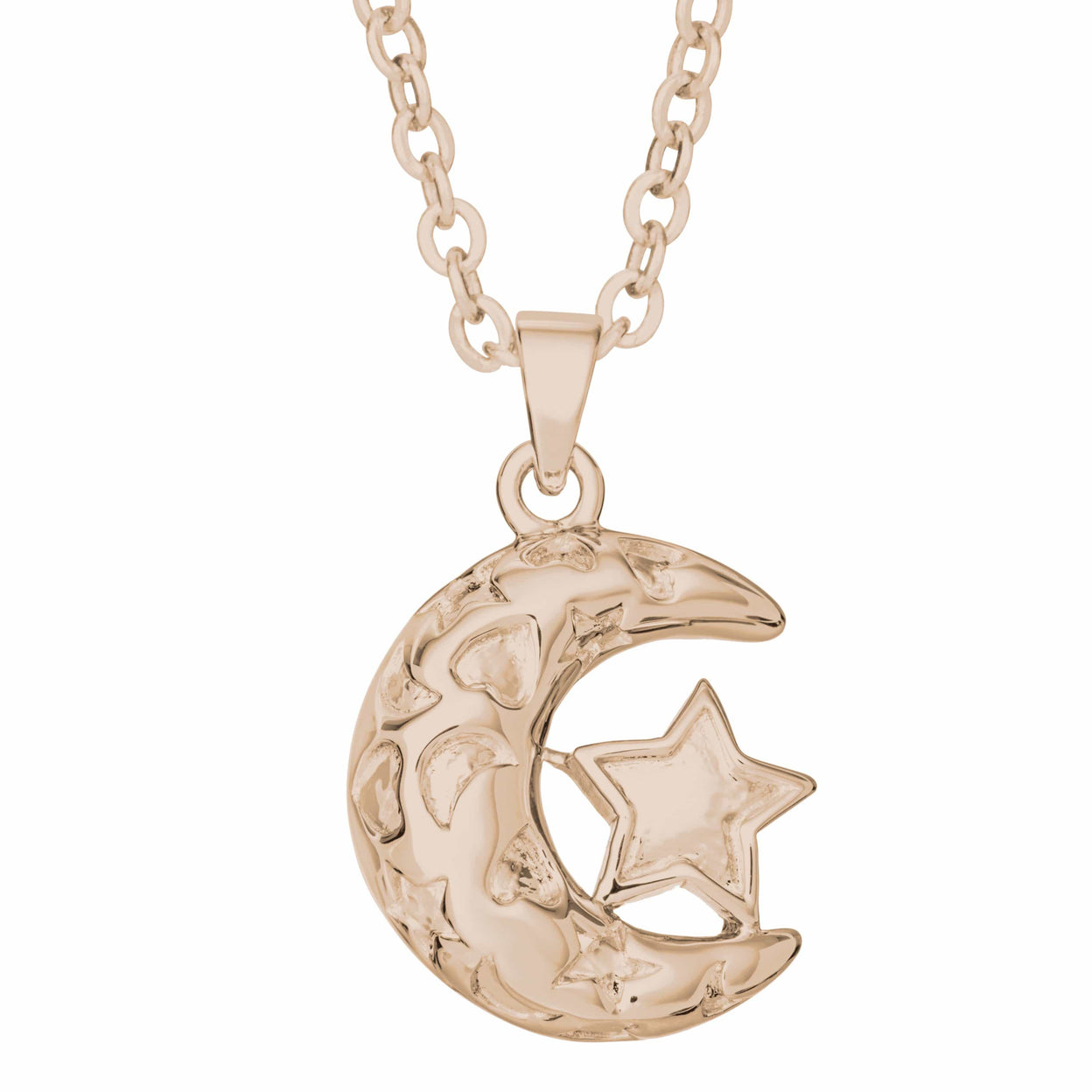 Load image into Gallery viewer, EverWith Self-fill Moon and Stars Memorial Ashes Pendant