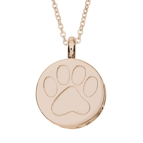 EverWith Self-fill Paw Print Memorial Ashes Pendant