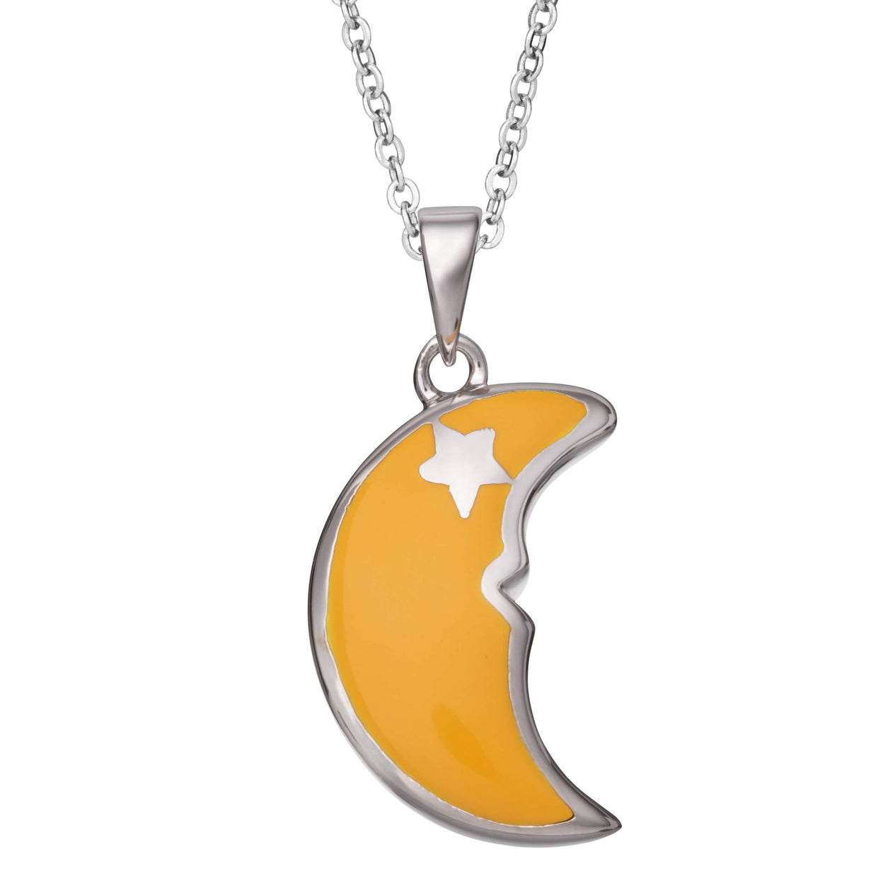 Load image into Gallery viewer, EverWith Self-fill Yellow Moon Memorial Ashes Pendant