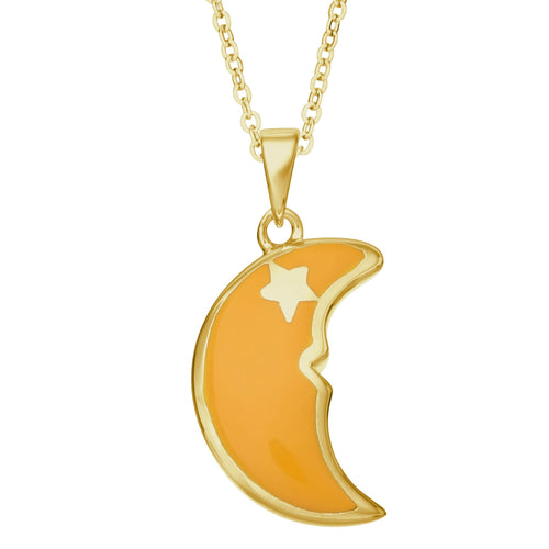 EverWith Self-fill Yellow Moon Memorial Ashes Pendant