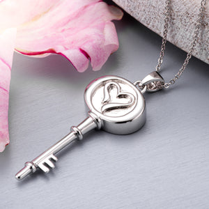 EverWith Self-fill Key to my Heart Memorial Ashes Pendant