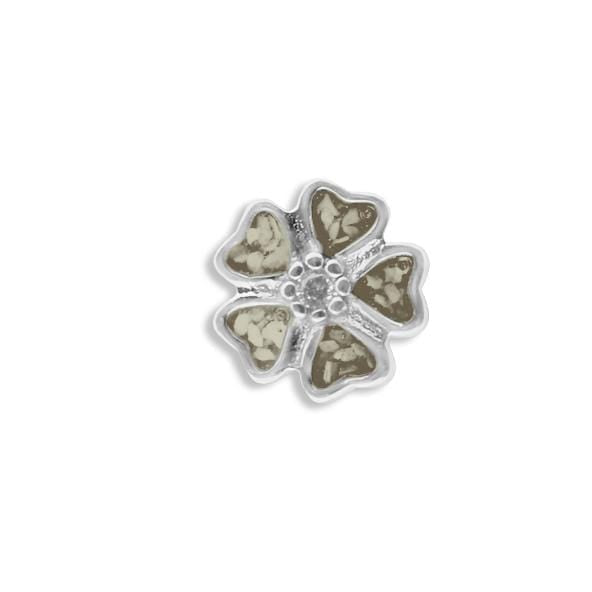 Load image into Gallery viewer, EverWith Large 5 Petal flower Memorial Ashes Element for Glass Locket