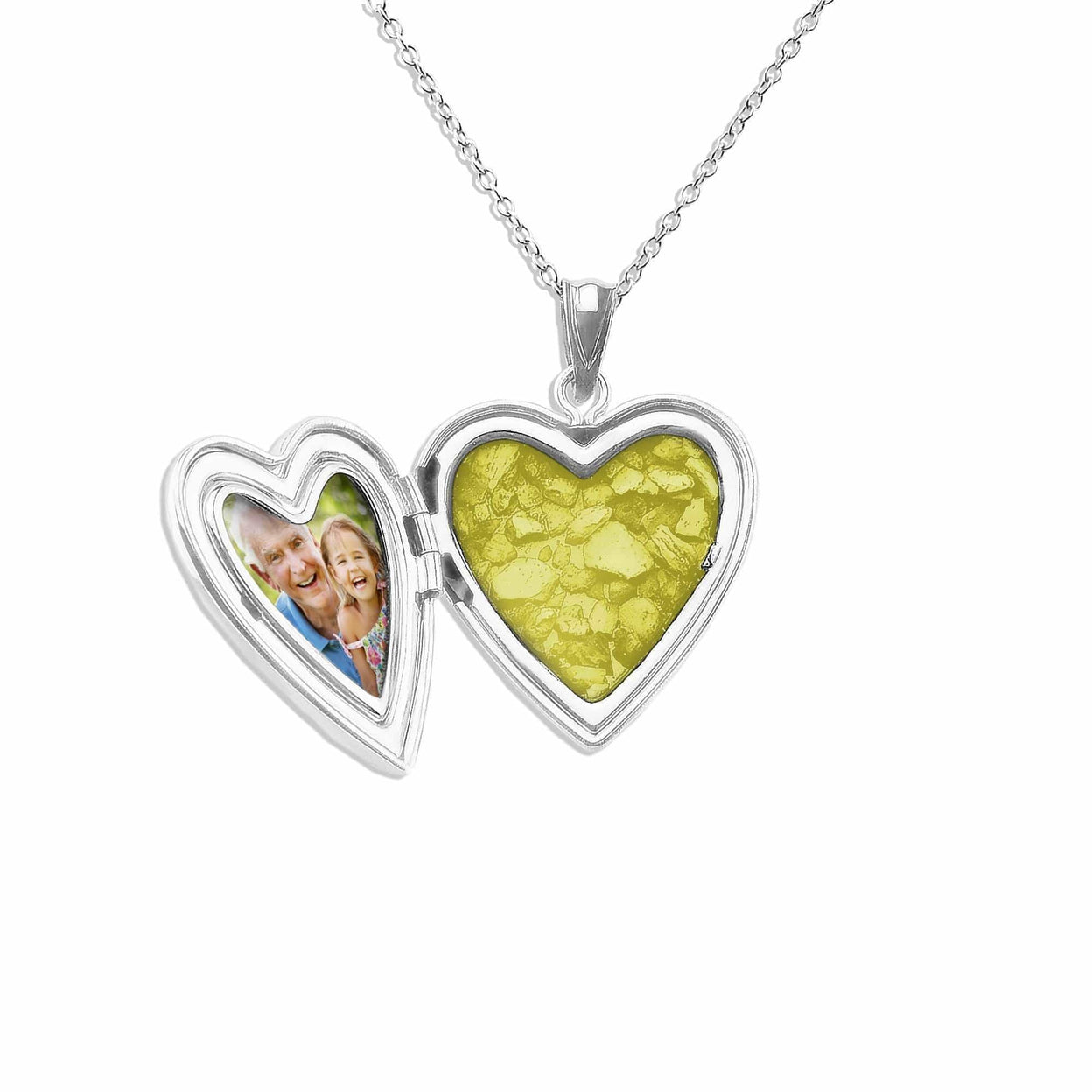 Load image into Gallery viewer, EverWith Small Heart Shaped Sterling Silver Memorial Ashes Locket